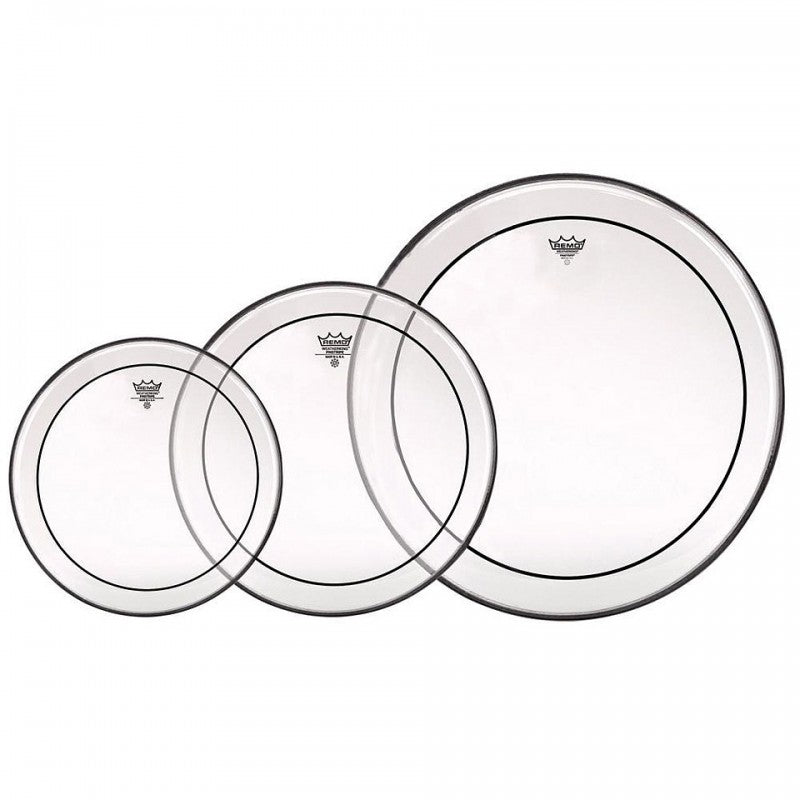 kit pelle remo Pinstripe trasparente clear 10-12-16