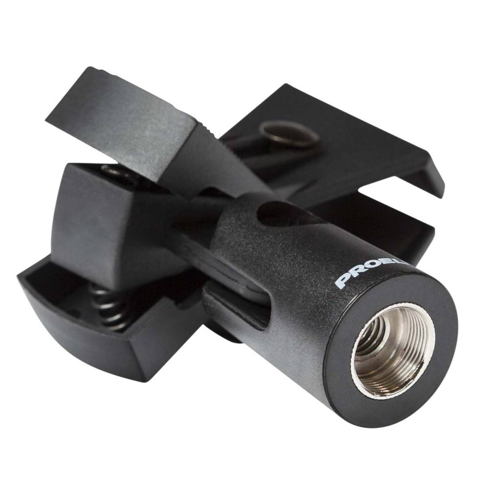 clip Proel supporto reggimicrofono 20/26mm adatta alla maggior parte dei microfoni.
