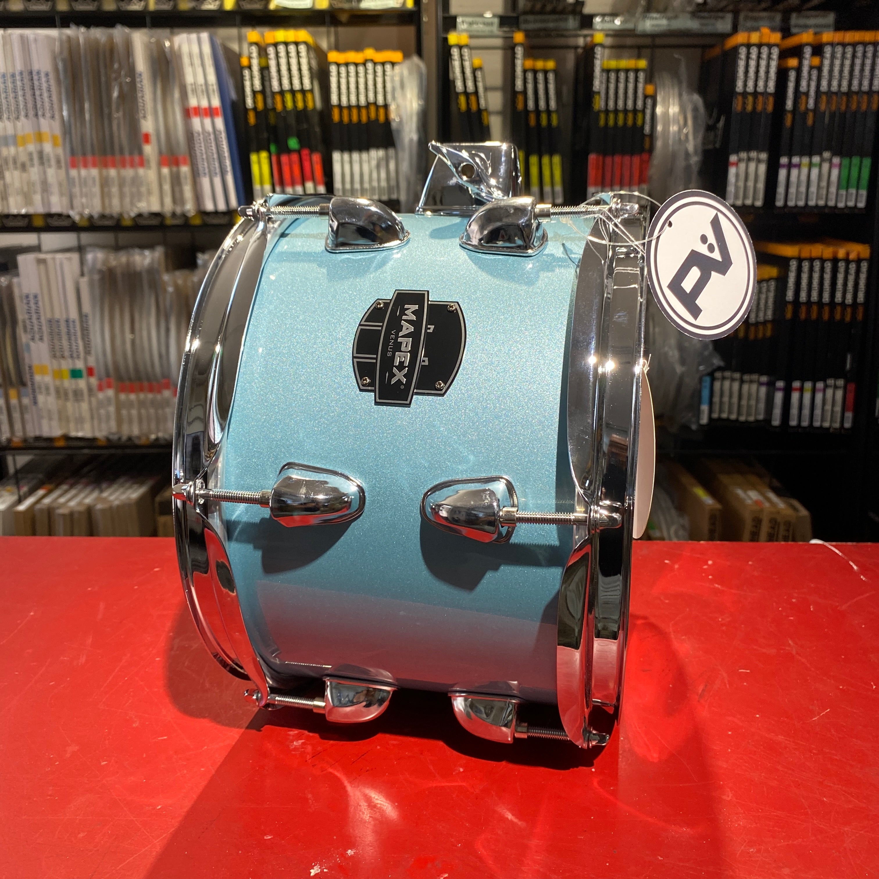 batteria mapex Venus 5 pezzi VE5045FTCVJ aqua blue sparkle cassa 20