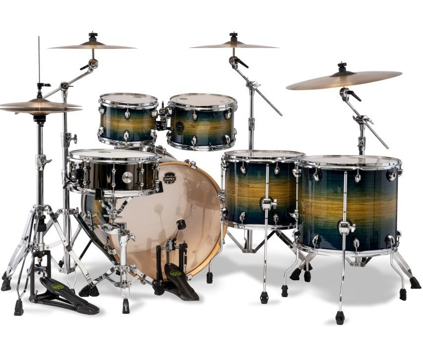 batteria mapex armory 2025 studioease 6 pezzi con supporto tom su cassa in finitura Rainforest Burst ET