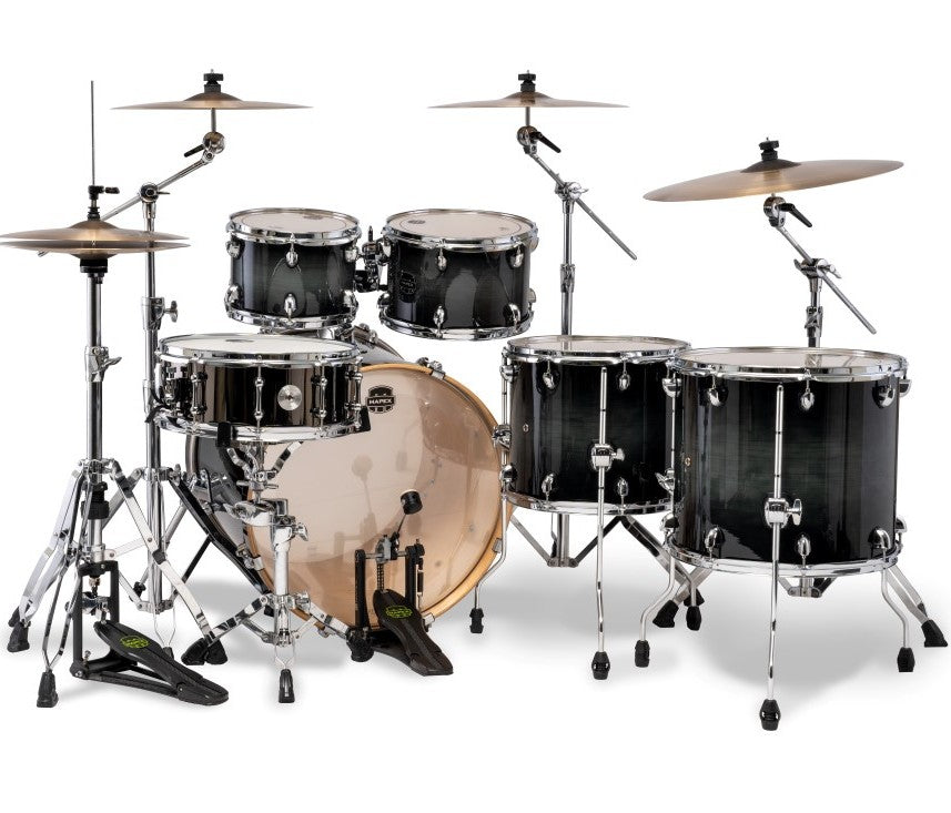 batteria mapex armory 2025 studioease 6 pezzi con supporto tom su cassa in finitura Black onyx burst OZ