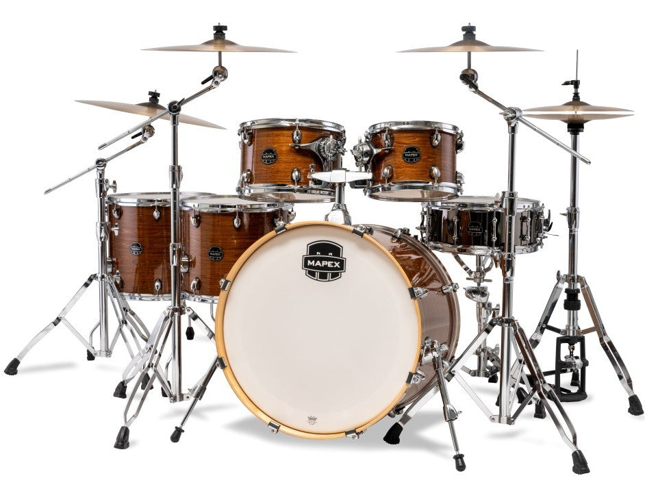 batteria mapex armory 2025 studioease 6 pezzi con supporto tom su cassa in finitura Roasted Chestnut WJ