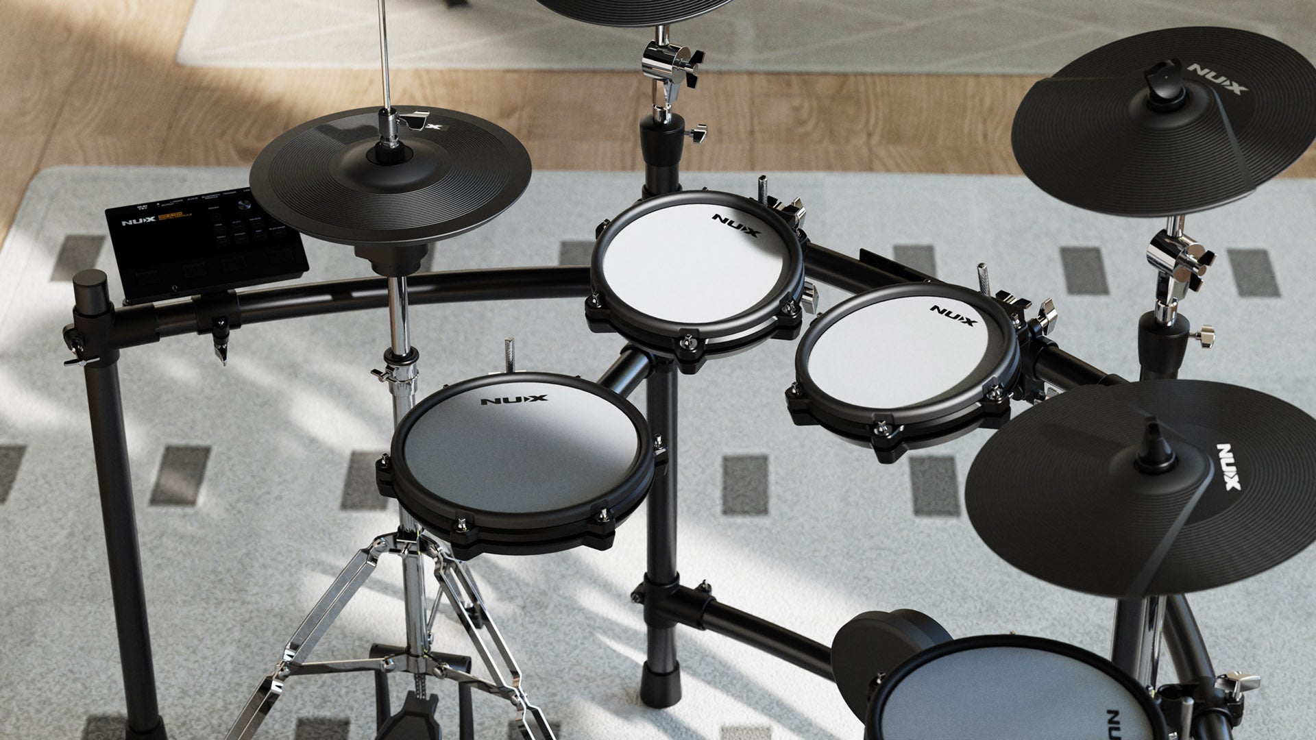 batteria Nux DM-310H mesh kit elettronica e-drumset con Hi-Hat