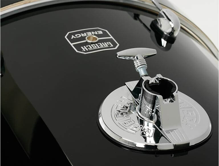 batteria gretsch energy 22x18 10x7 12x8 16x16 22x18 14x5,5 completa di hardware, piatti e seggiolino colore nero