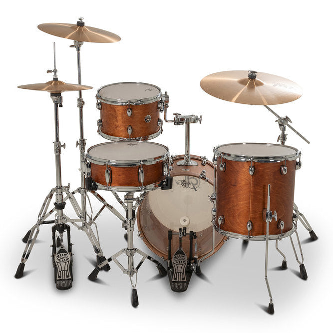 batteria gretsch catalina club in mogano - 18x14 - 12x8 - 14x14  14x5,5 - colore satin walnut glaze