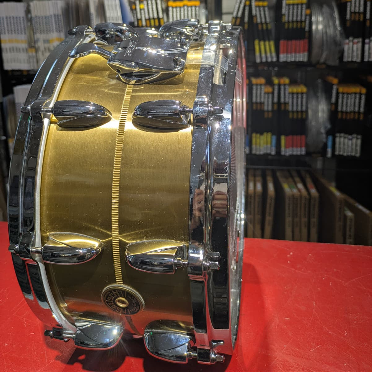 rullante 14x6,5 gretsch Bell Brass in ottone 100% made in usa