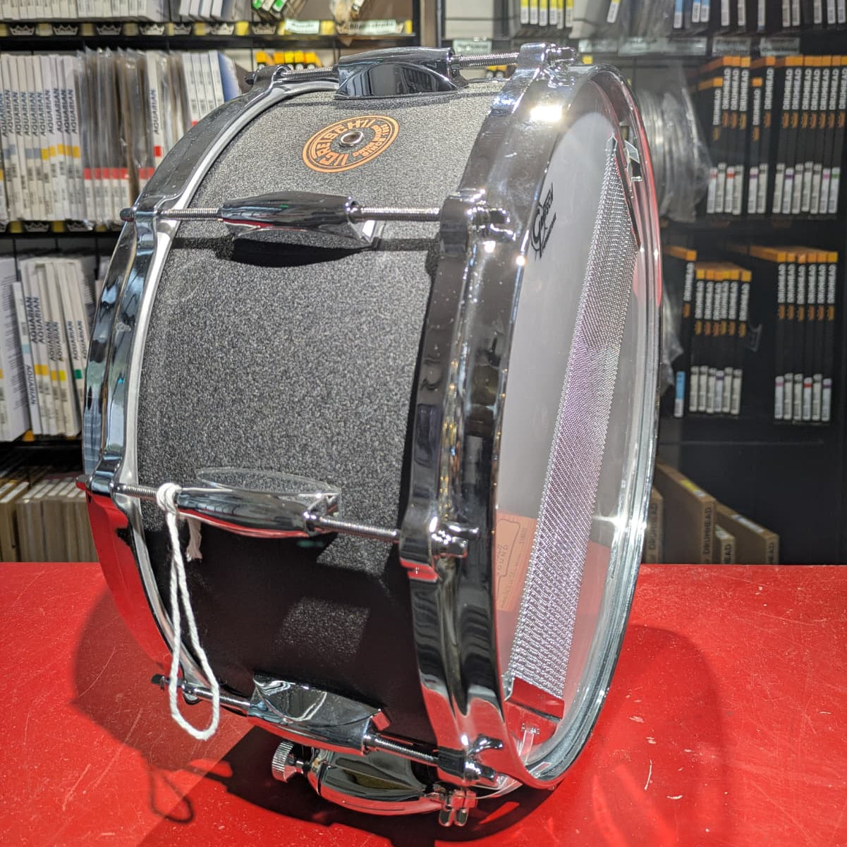 rullante 14x6,5 gretsch limited edition in rame made in usa black powder coated