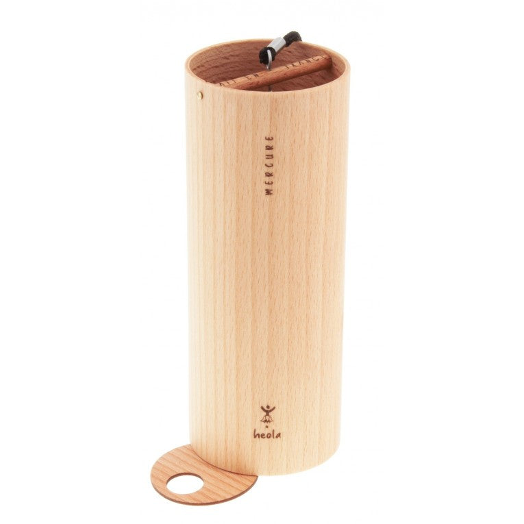 koshi wind chimes heola campana da meditazione cilindrico in legno di faggio accordatura 432Hz modello Mercure