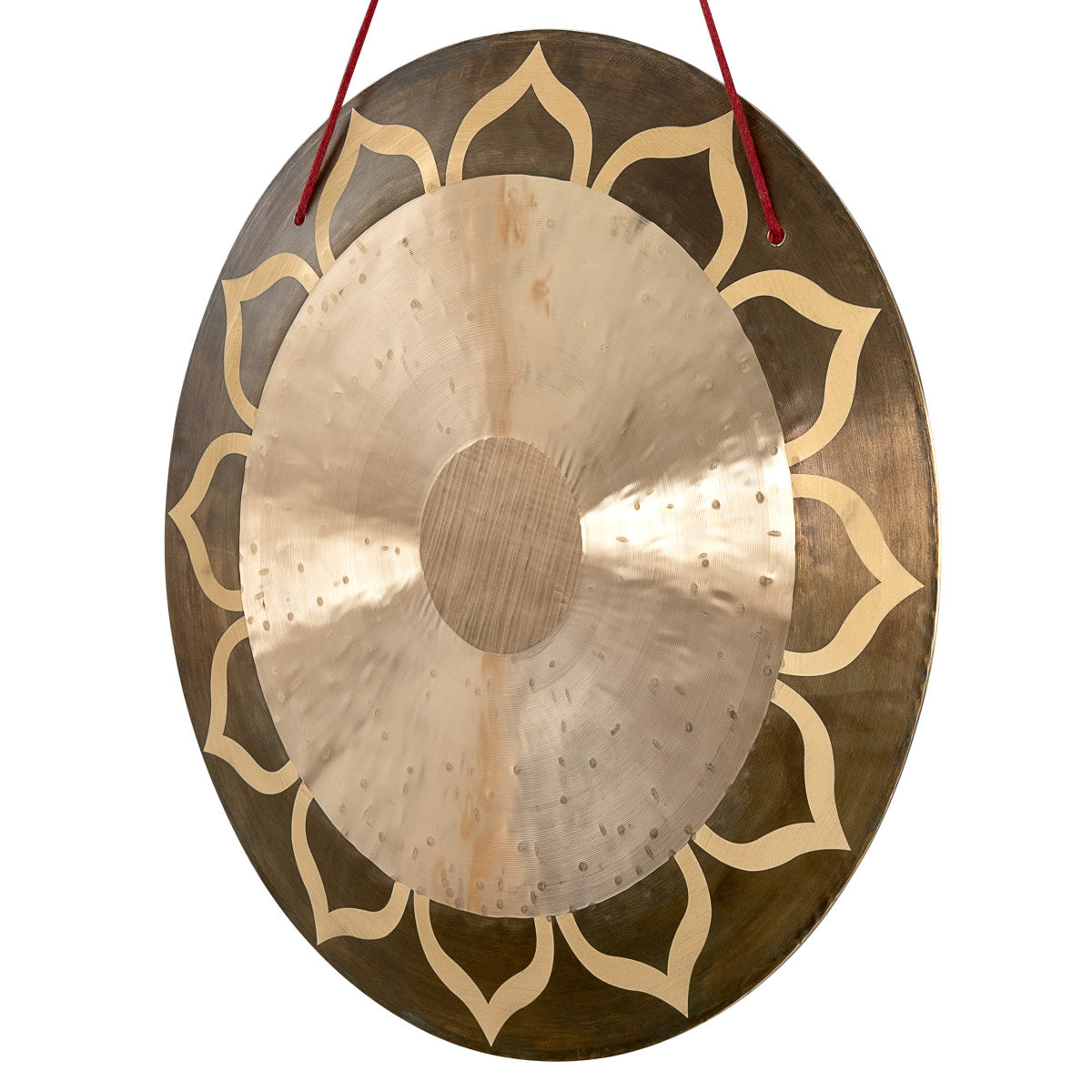 Wind Gong sela Lotus 20" in bronzo decori fiori di loto borsa e battente inclusi SE GO-SEGO20WIL
