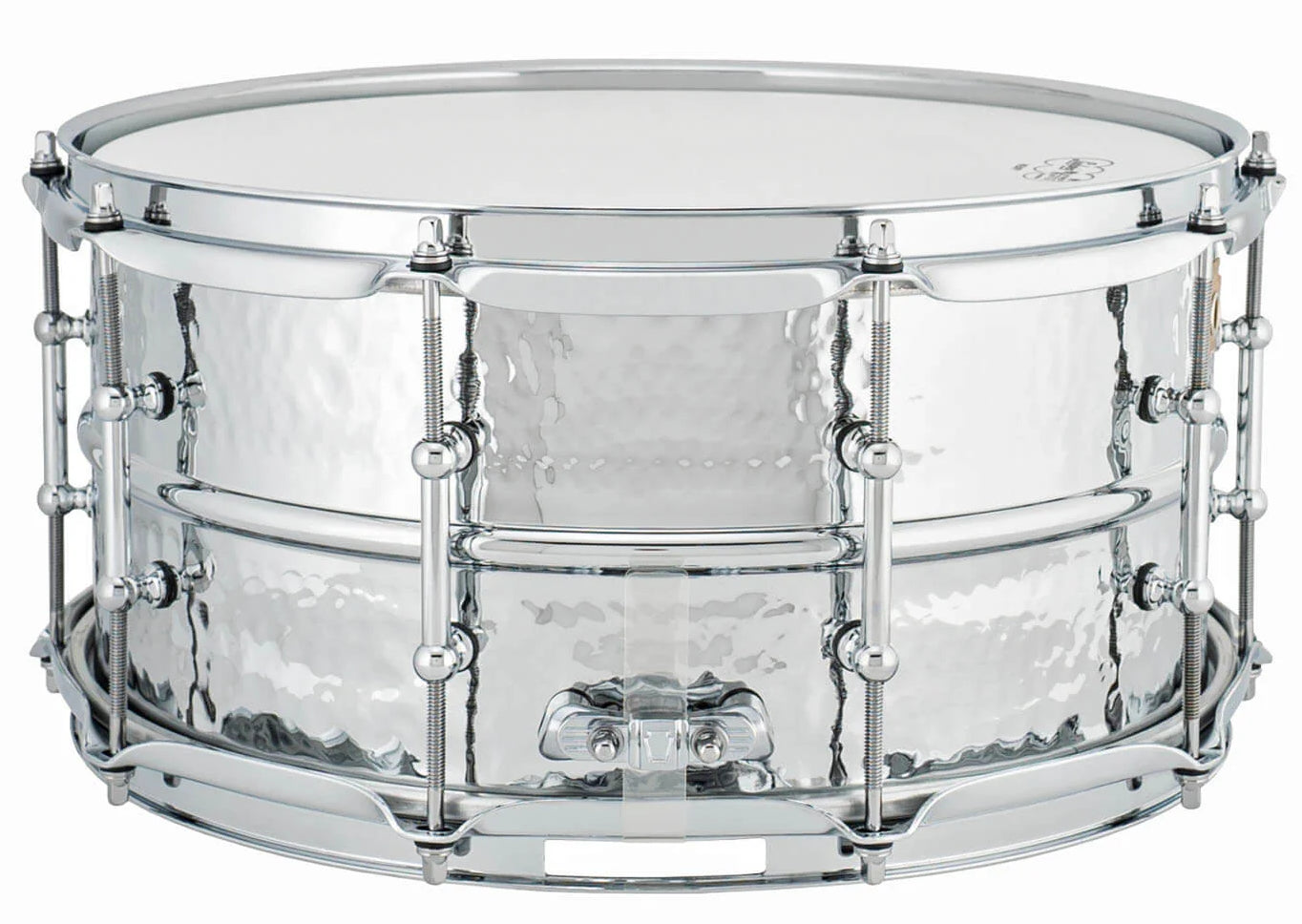 rullante 14x6.5 ludwig supraphonic - lm402kt - martellato con blocchetti tube lug -