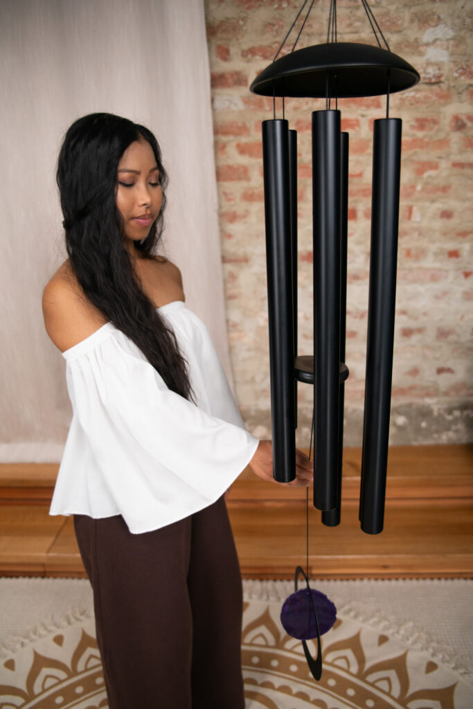 wind chimes meinl sonic energy MCDT50ABK a 6 barre nere