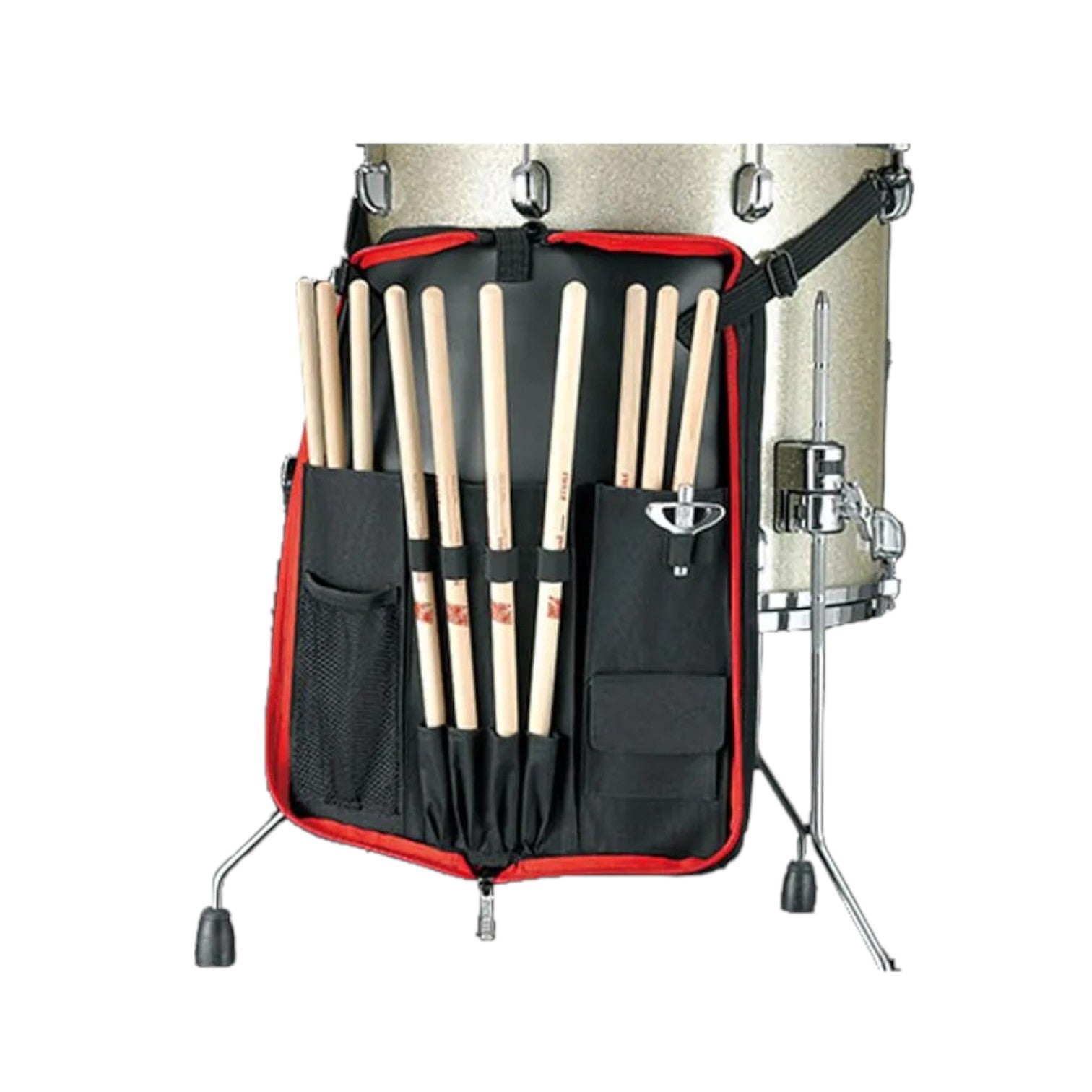 custodia tama bacchette  PBS24- borsa portabacchette power pad
dotata di compartimenti interni e scomparto centrale per bacchette singole - rivestimento esterno semi-rigido in nylon impermeabile - imbottitura interna