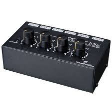 mixer mini soundsation - 4 canali con preamp noiseless formato ultracompatto 110 x 57x 31 mm