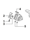 ricambio pearl slide bracket per aggancio catena pedale - PR-546