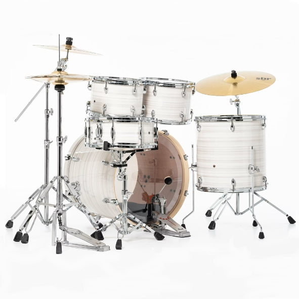 batteria pearl export 22 10 12 16 snare 14 hardware e piatti compresi Slipstream White
EXX725SBR/C777