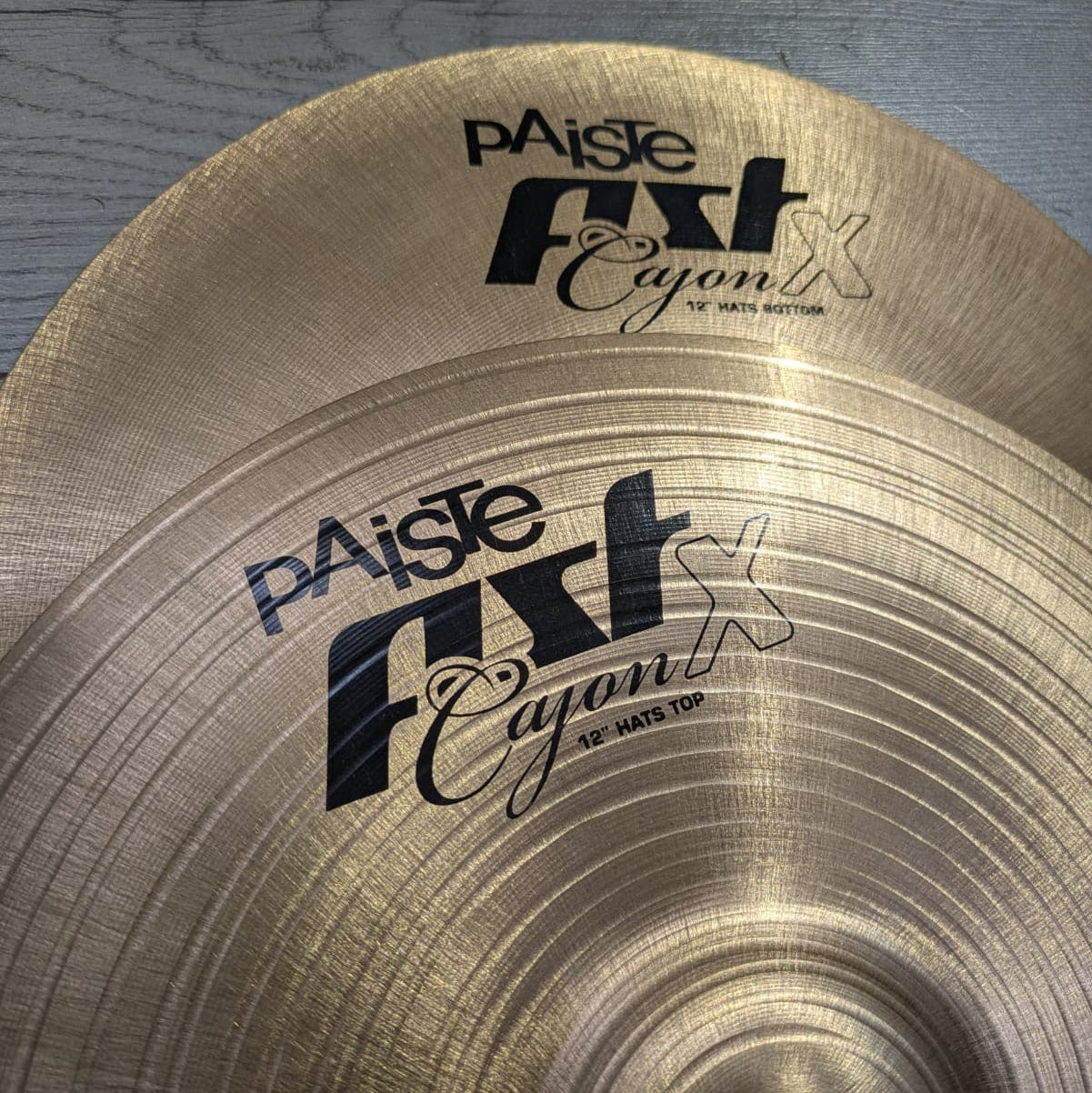 piatto charleston 12 coppia Paiste PST-X cajon usato come nuovo