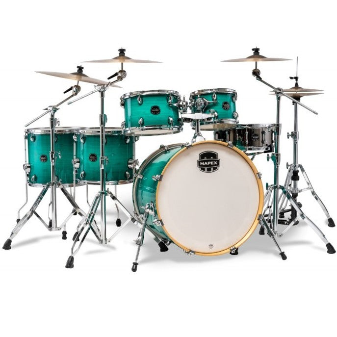 batteria mapex armory 2025 studioease 6 pezzi con supporto tom su cassa in finitura Jade stone burst JO