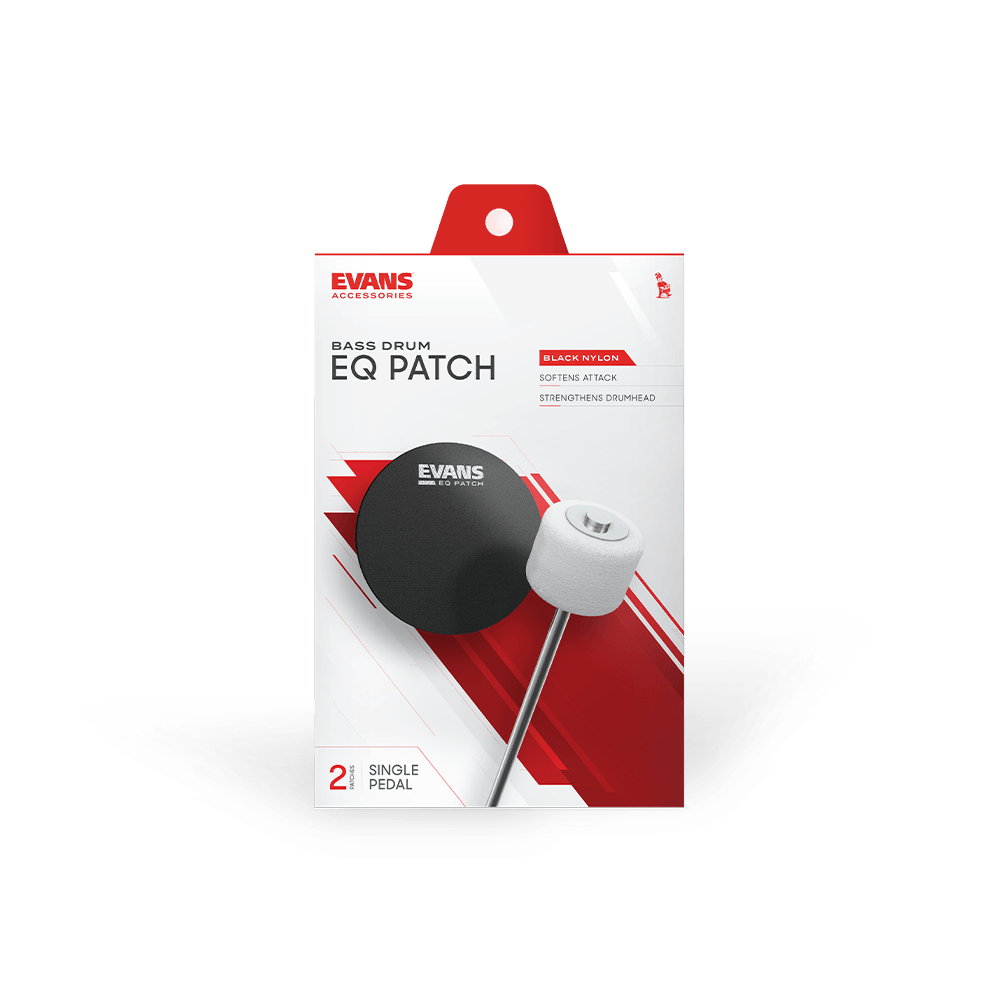 falam Evans EQPB1 per pedale singolo confezione due pezzi patch per battente singolo