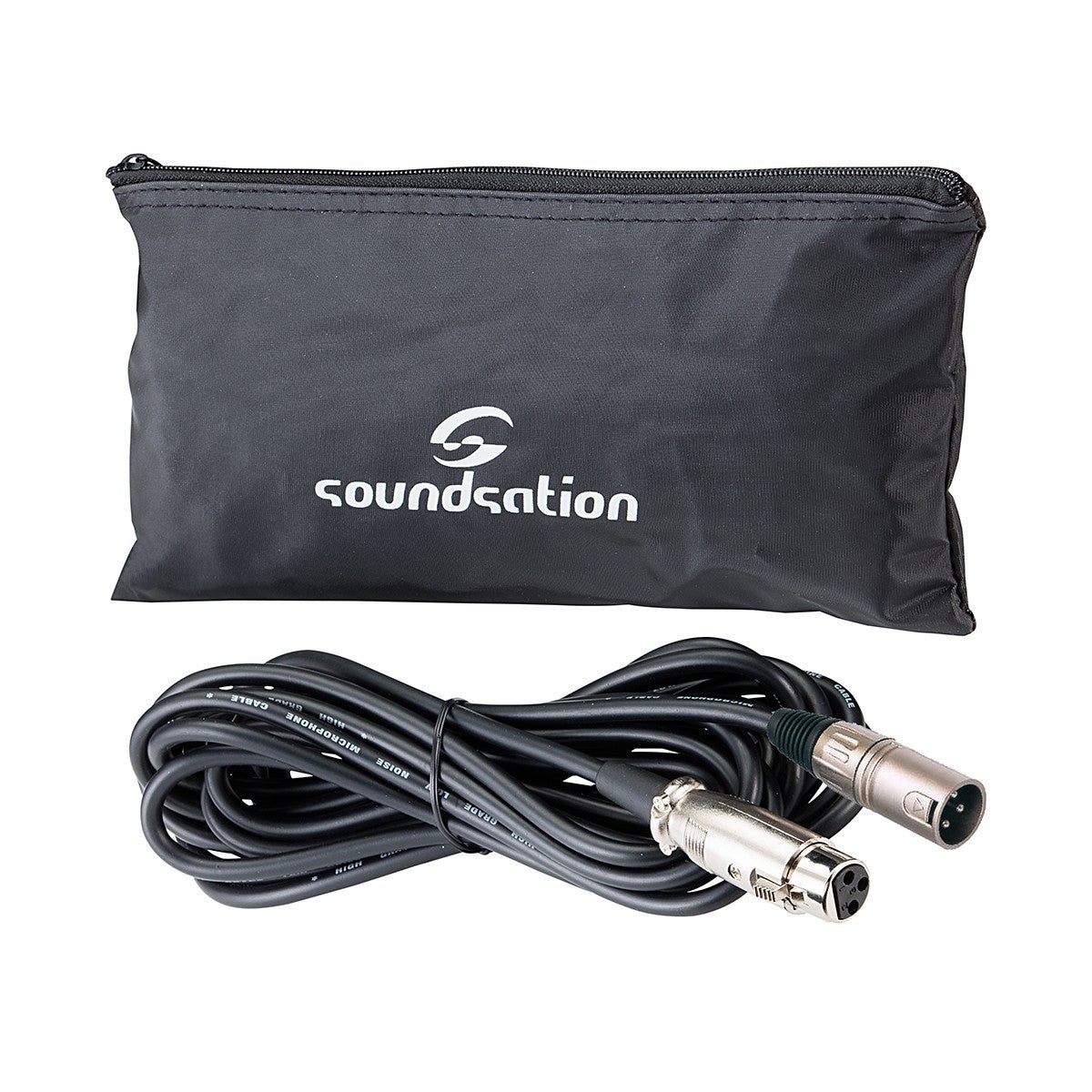 Miicrofono Soundsation dinamico per voce serie 300-PRO Cavo microfonico XLR femmina – XLR maschio da 5m incluso