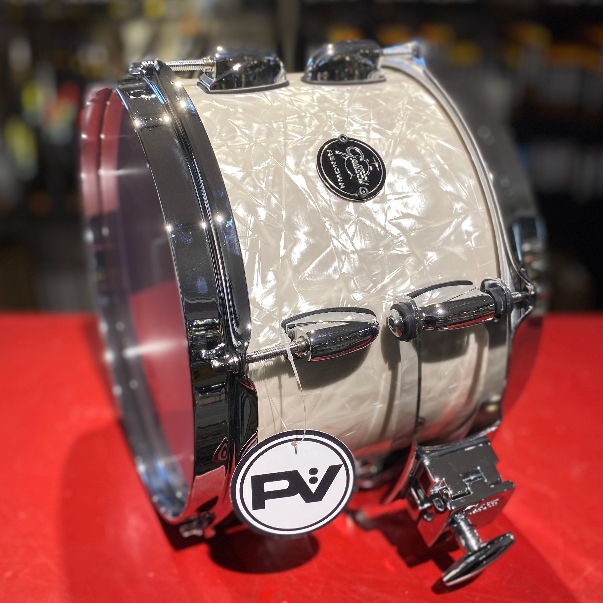batteria gretsch renown maple shell kit composto da 10x7 - 12x8" 16"x14" floor 22"x18" - colore Vintage pearl