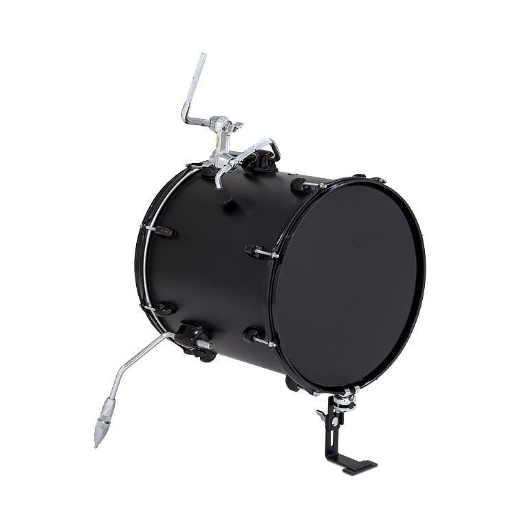 supporto tom dunnett cassa - sistema per sospendere il tom su cassa utilizzando un semplice blocchetto - the dunnett 12.7mm rail mount fits into floor tom bracket for adding tom. create your own club kit !