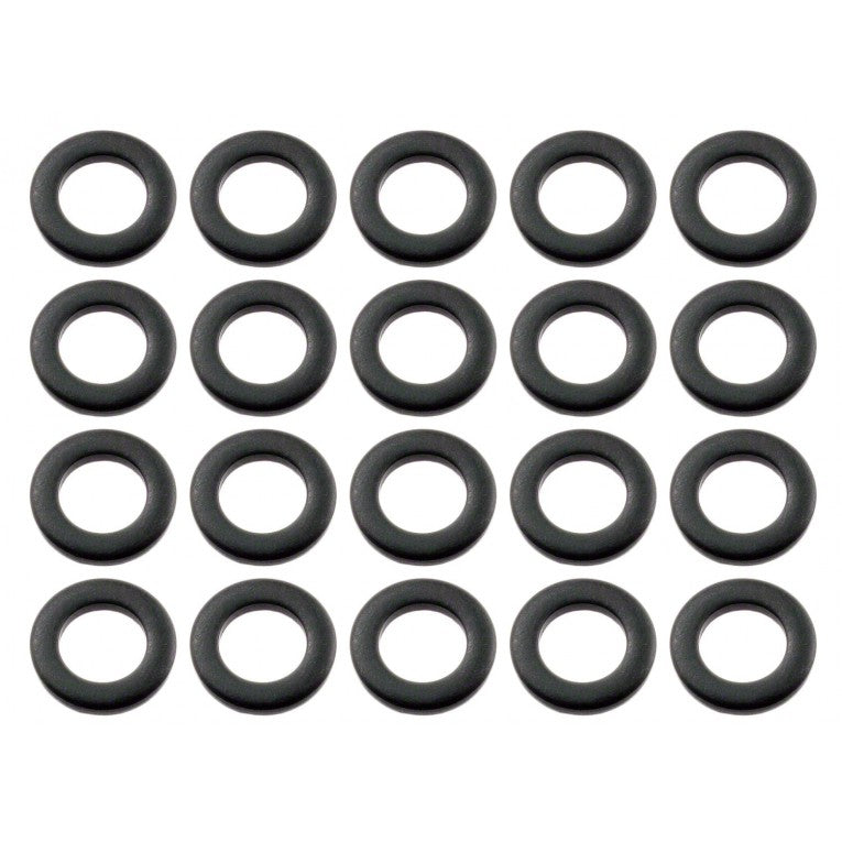 rondella hendrix drum in metallo black chrome - confezione 20 pezzi