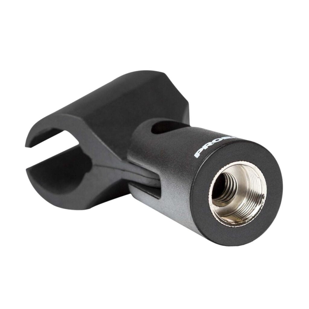 clip Proel supporto reggimicrofono 22mm-26mm adatta alla maggior parte dei microfoni.